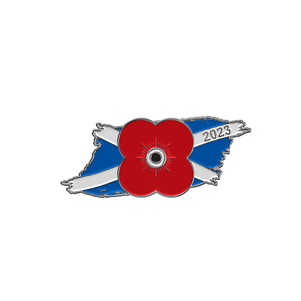 2023 Saltire Pin Badge 23B | Poppyscotland