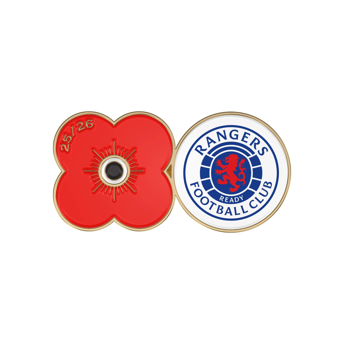 Rangers F.C. Pin Badge F25A - Poppyscotland