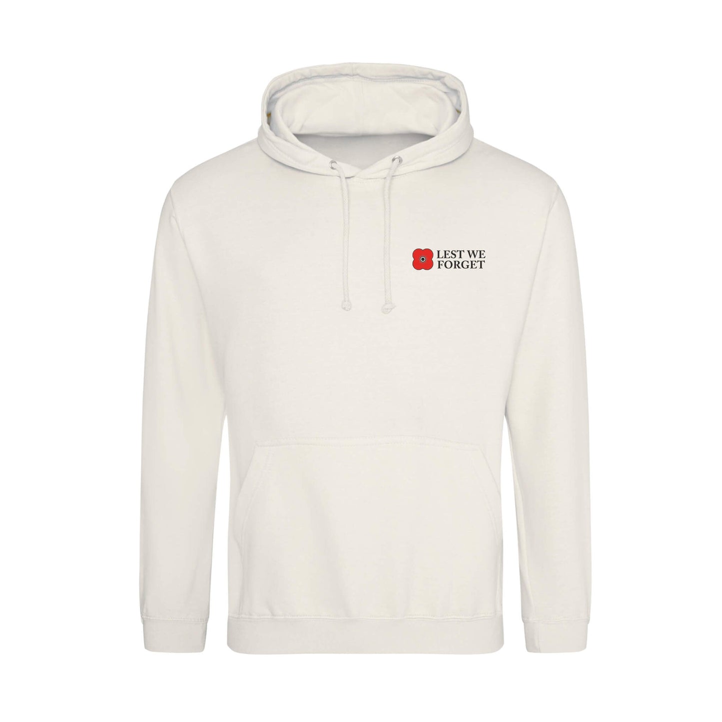 LWF Flag Hoodie - Natural - Front - Poppyscotland