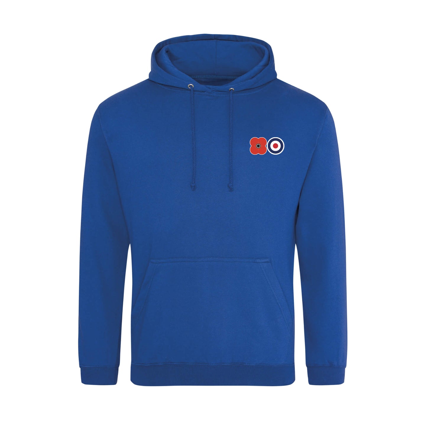 RAF Hoodie - Royal Blue - Front - Poppyscotland