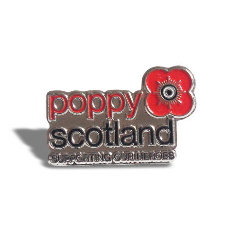 Shaped Poppyscotland Pin Badge