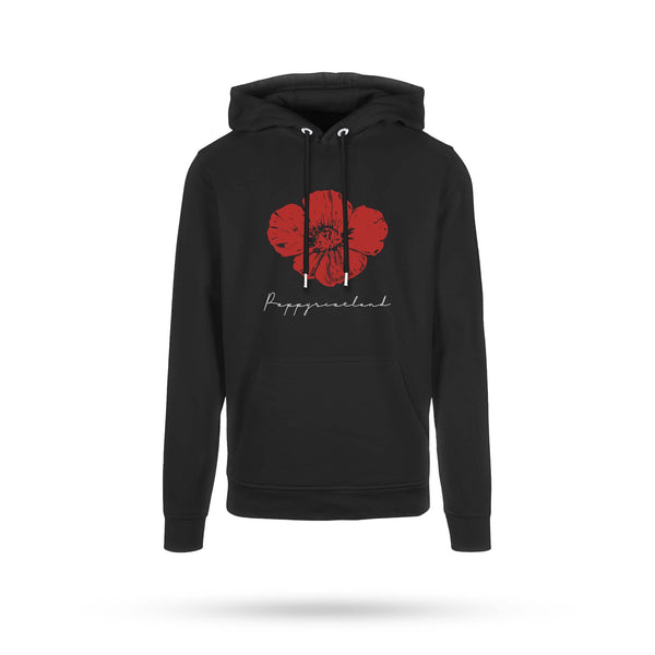 Black Poppy Hoodie - Poppyscotland