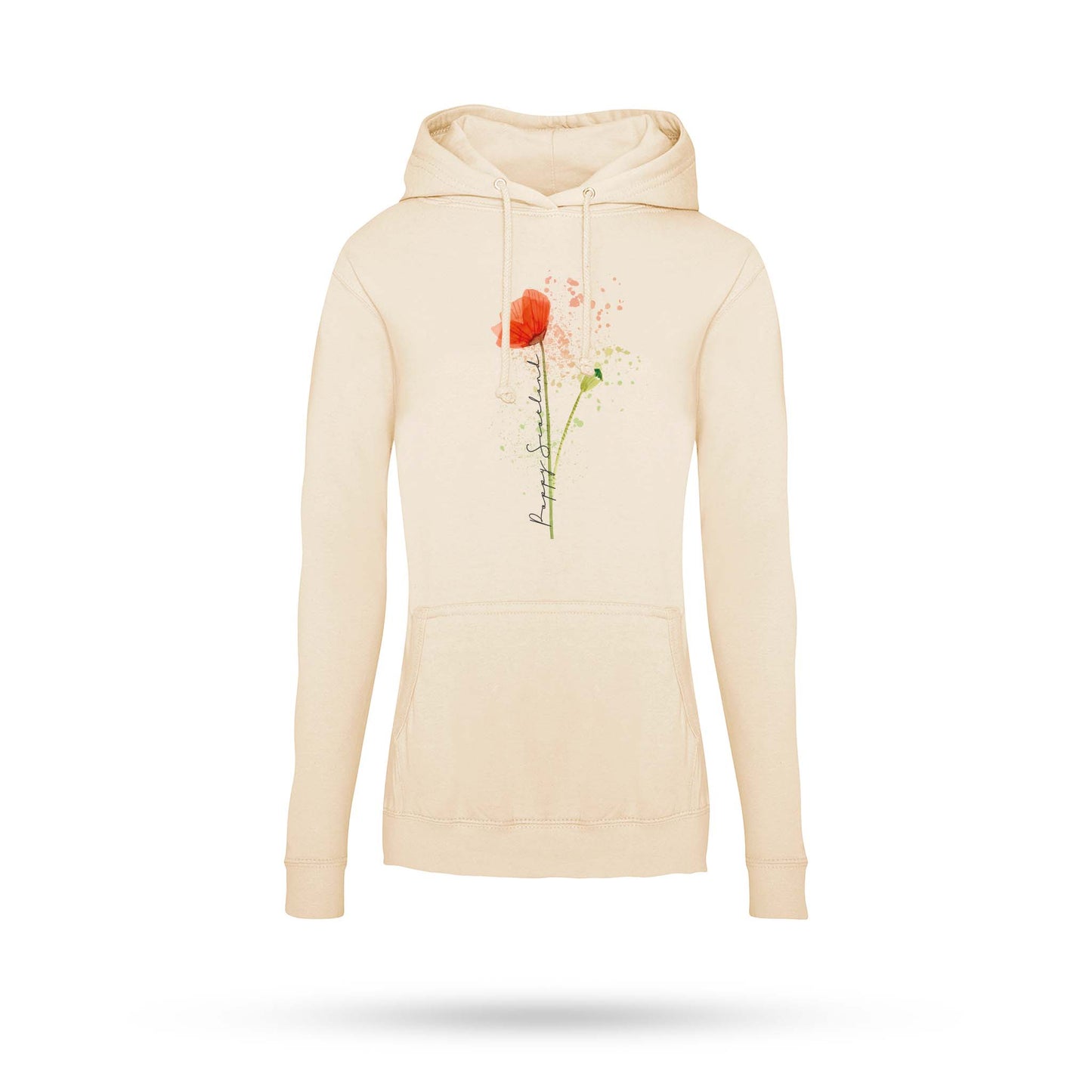 Wild Poppy Fitted Hoodie