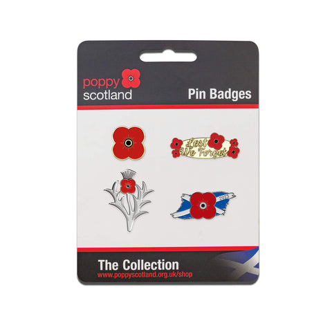 Poppy Pin Badges