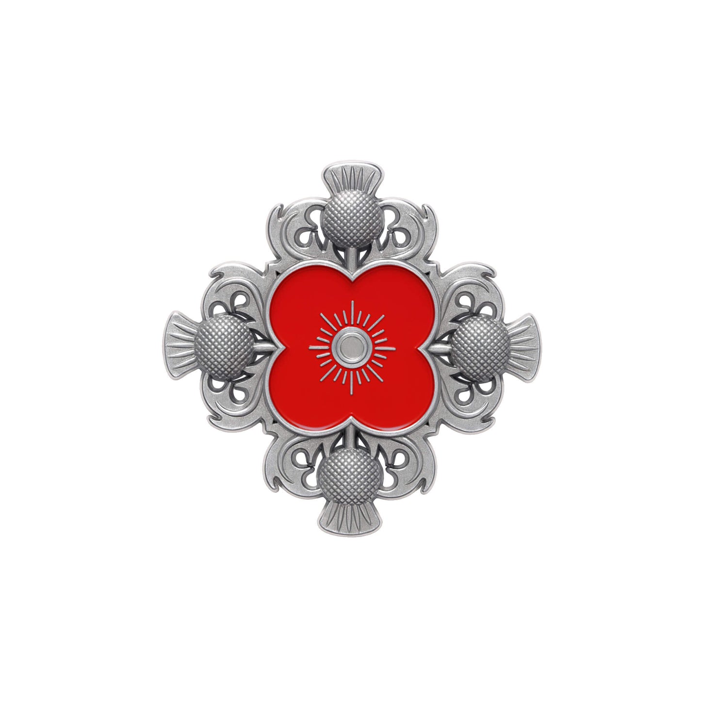 Scottish Thistles Pin Badge 25E - Poppyscotland