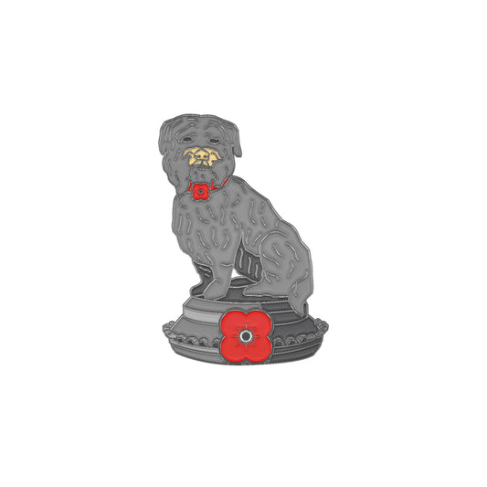 Greyfriars Bobby Pin Badge 25L - Poppyscotland