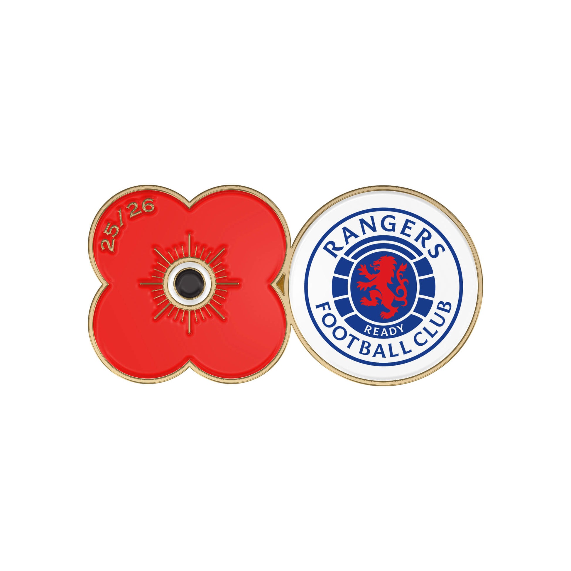 Rangers F.C. Pin Badge F25A - Poppyscotland