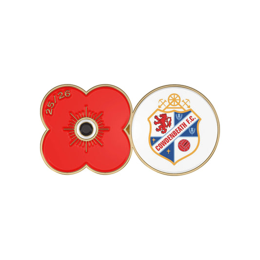 Cowdenbeath F.C. Pin Badge F25AD - Poppyscotland