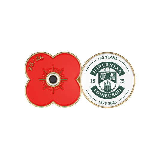 Hibernian F.C. Pin Badge F25D - Poppyscotland