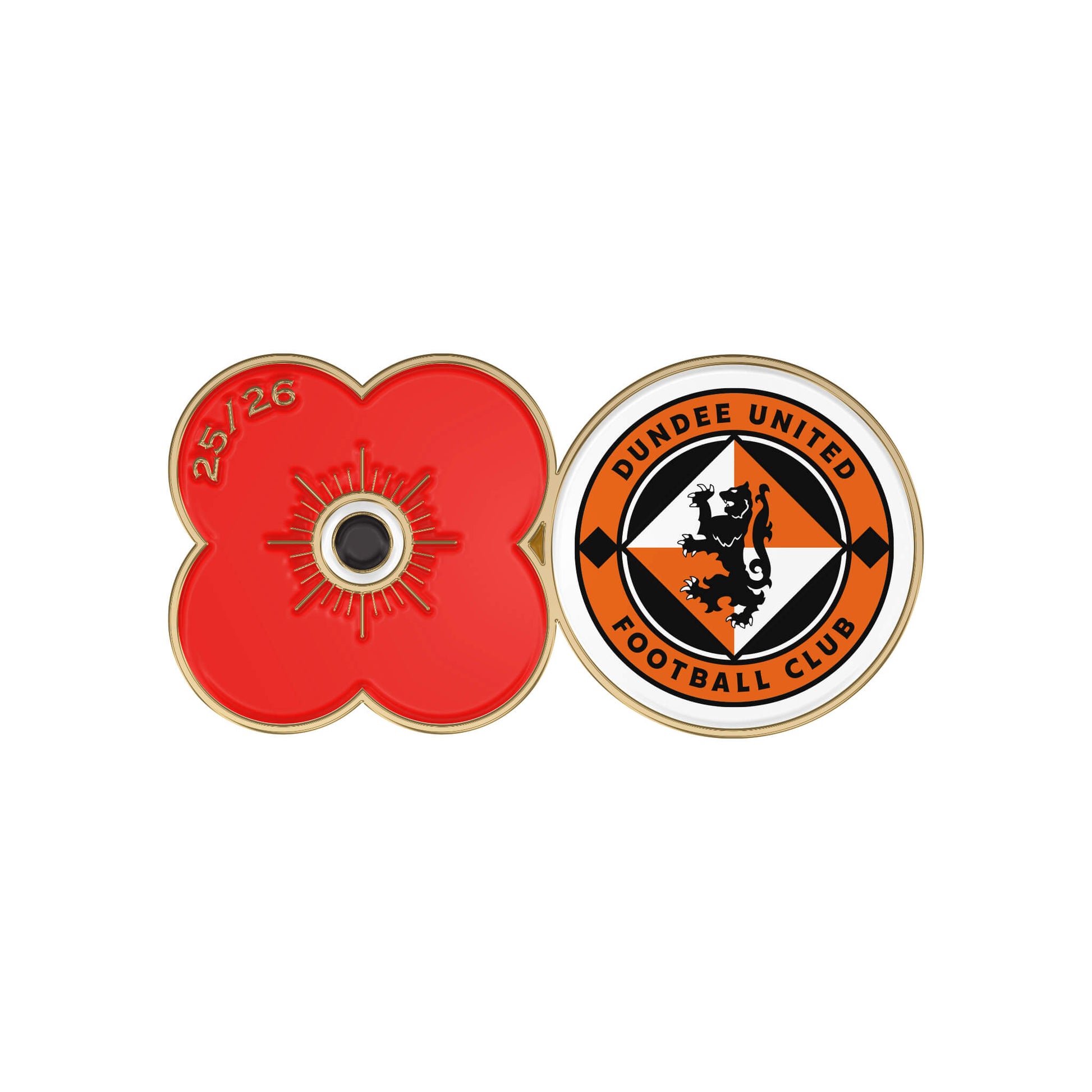 Dundee United F.C. Pin Badge F25G - Poppyscotland