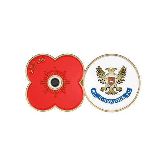 St. Johnstone F.C. Pin Badge F25K - Poppyscotland