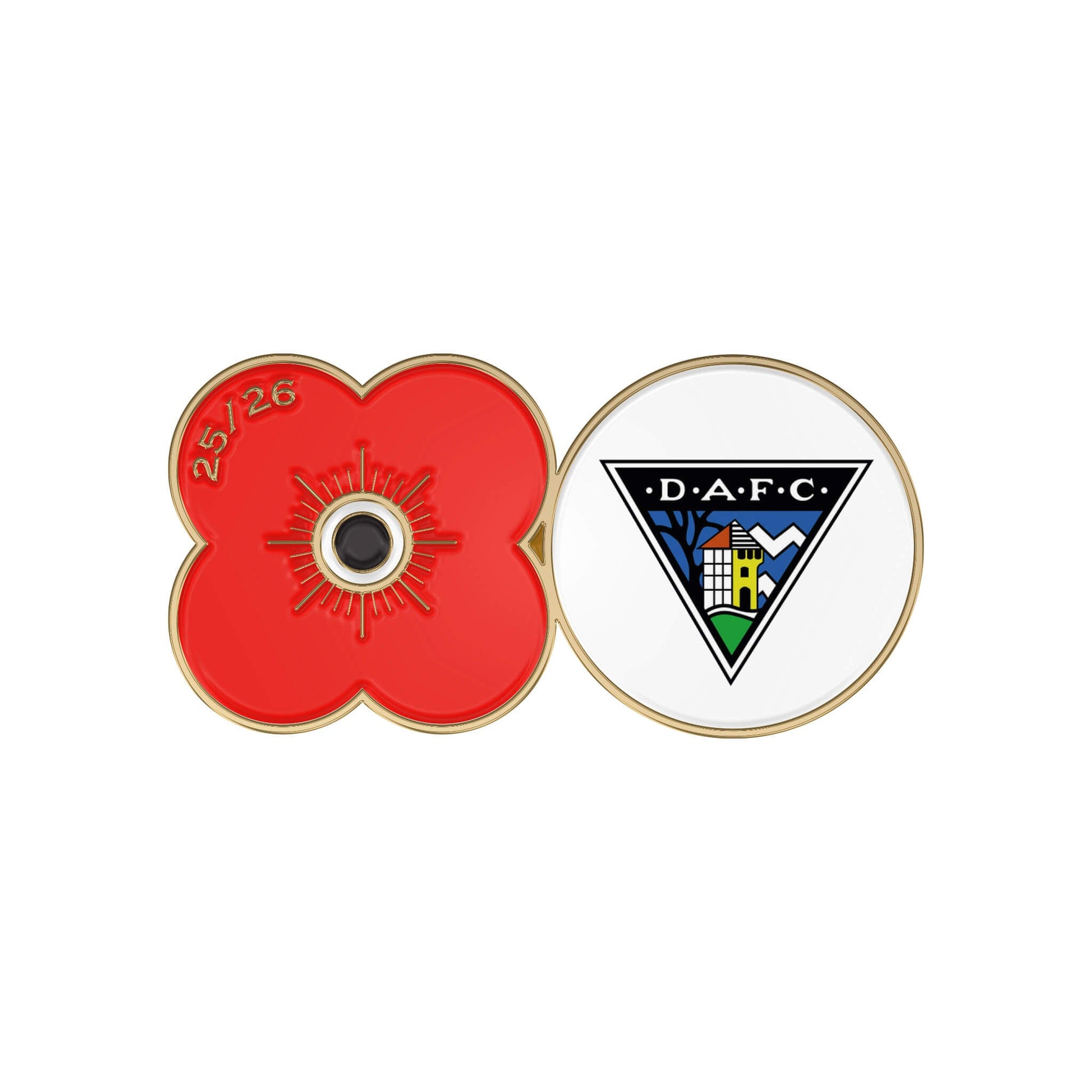 Dunfermline F.C. Pin Badge F25M - Poppyscotland