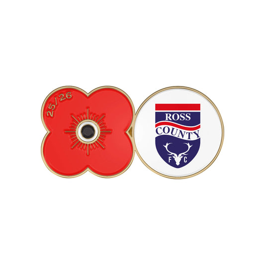 Ross County F.C. Pin Badge F25N - Poppyscotland