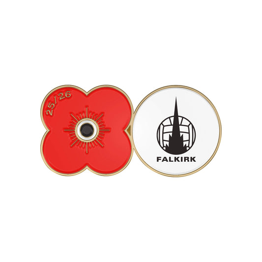Falkirk F.C. Pin Badge F25R - Poppyscotland