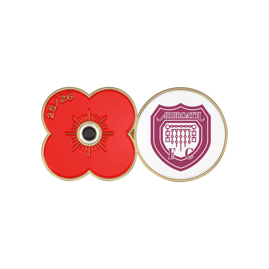 Arbroath F.C. Pin Badge F25S - Poppyscotland
