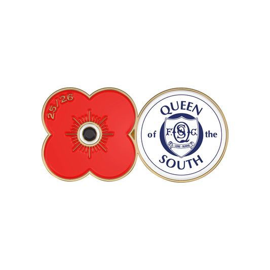 Queen of the South F.C. Pin Badge F25T - Poppyscotland