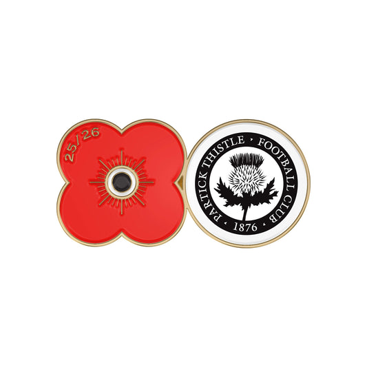 Partick Thistle F.C. Pin Badge F25U - Poppyscotland