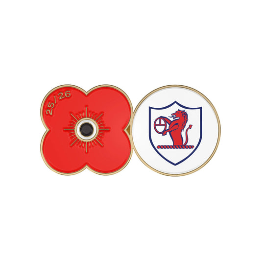 Raith Rovers F.C. Pin Badge F25W - Poppyscotland
