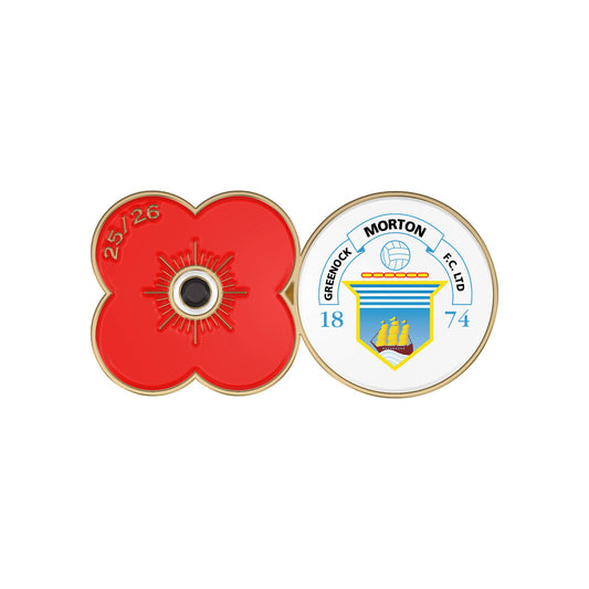 Greenock Morton F.C. Pin Badge F25X - Poppyscotland