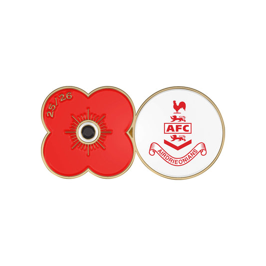 Airdrieonians F.C. Pin Badge F25Z - Poppyscotland