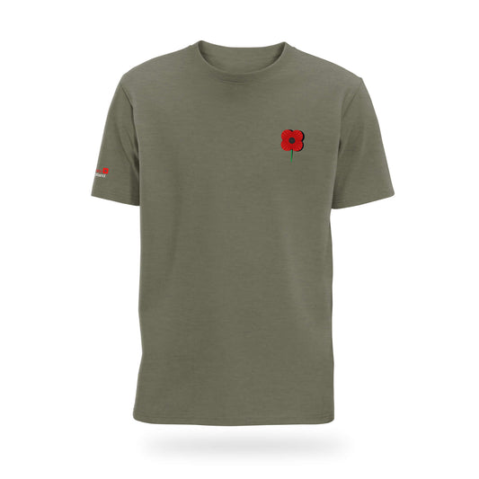 Poppy T-Shirt | Military Green | Poppyscotland