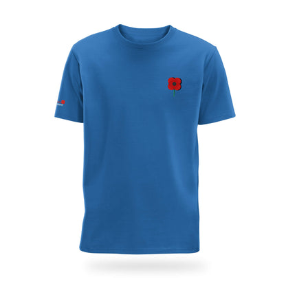 Poppy T-Shirt | Royal Blue | Poppyscotland
