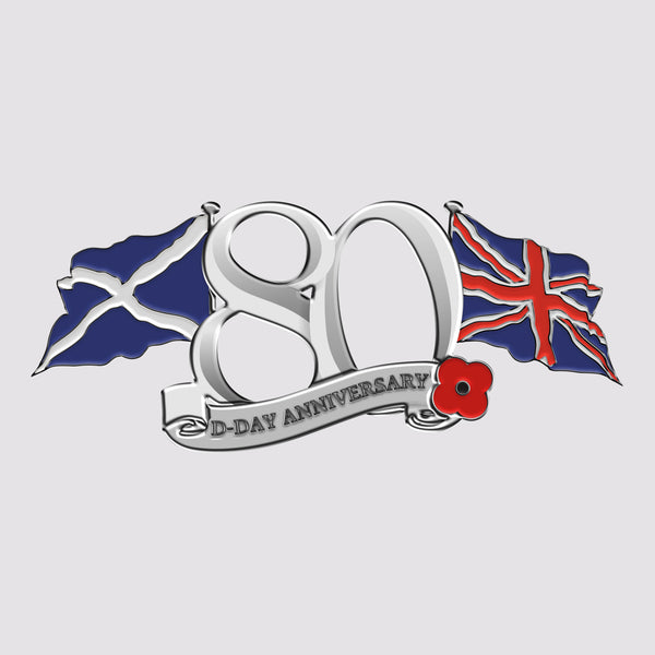 D-Day 80th Anniversary Pin Badge | Poppyscotland