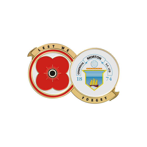 Greenock Morton F.C. Pin Badge F23K | Poppyscotland