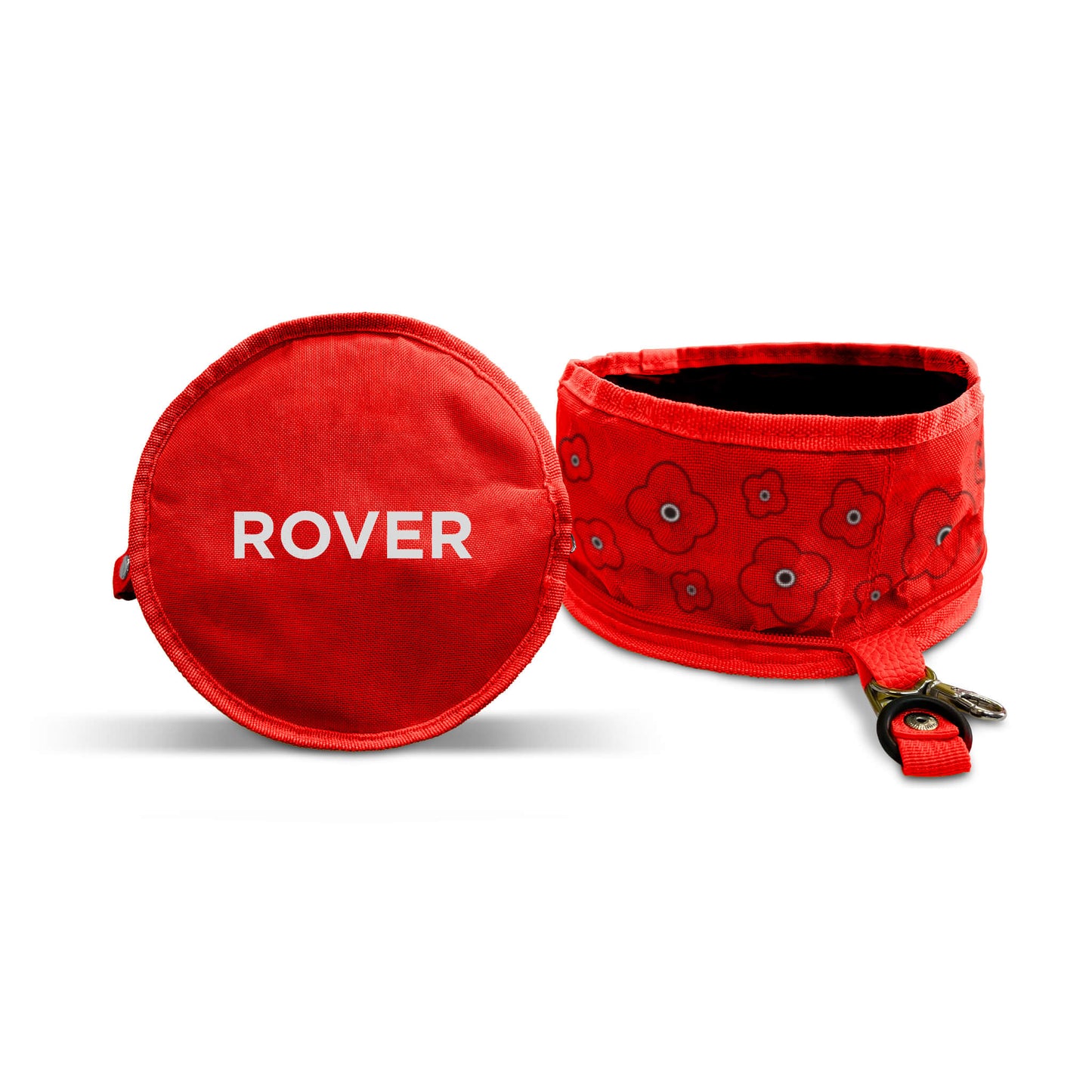 Folding Dog Bowl | Red | Poppyscotland