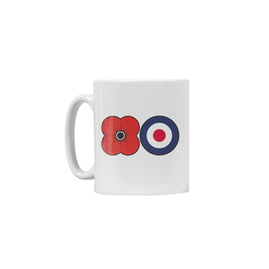 RAF Ceramic Mug - White - Poppyscotland