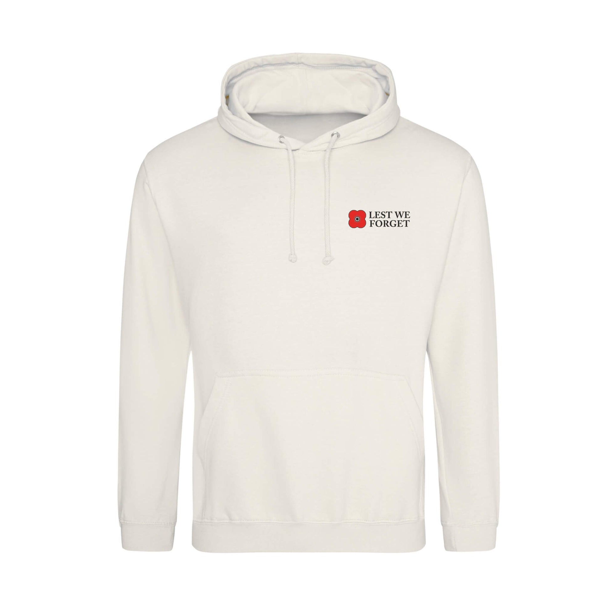 LWF Flag Hoodie - Natural - Front - Poppyscotland