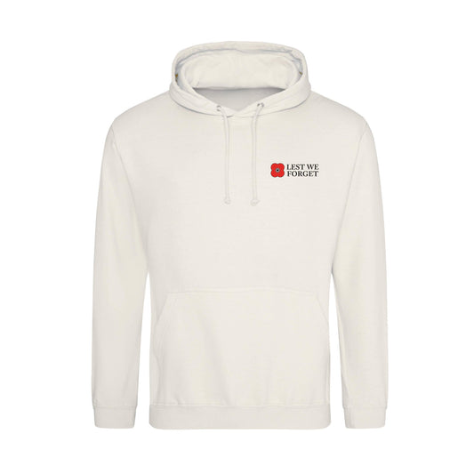 LWF Flag Hoodie - Natural - Front - Poppyscotland