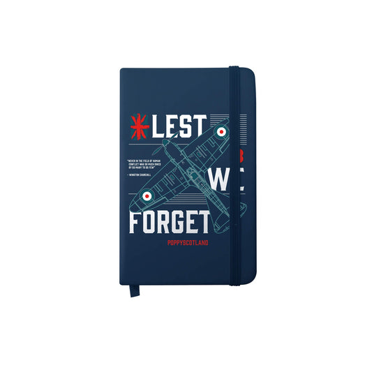 LWF A5 Notebook - Navy - Poppyscotland