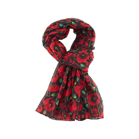 Poppy Print Scarf - Poppyscotland