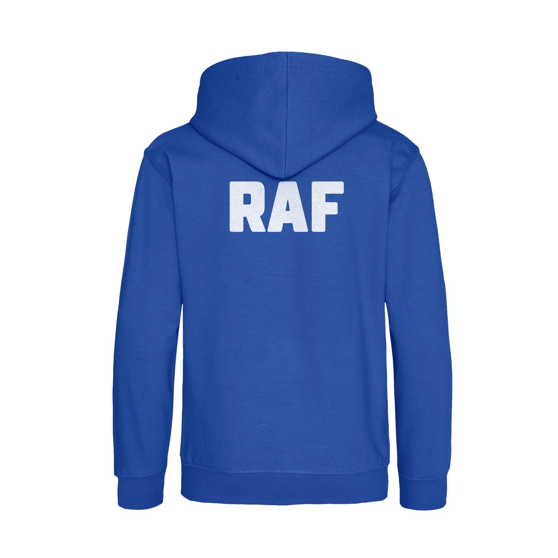 RAF Hoodie - Royal Blue - Back - Poppyscotland