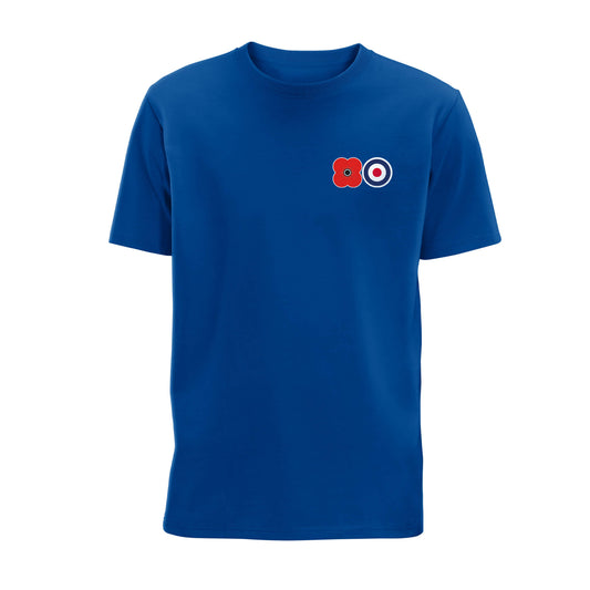 RAF T-Shirt - Royal Blue - Front - Poppyscotland