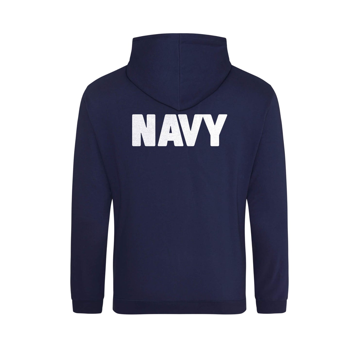 Navy Hoodie - Navy - Back - Poppyscotland