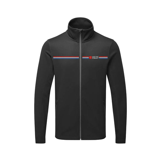 Zip Through Sweatshirt - Black - Front - Poppyscotland