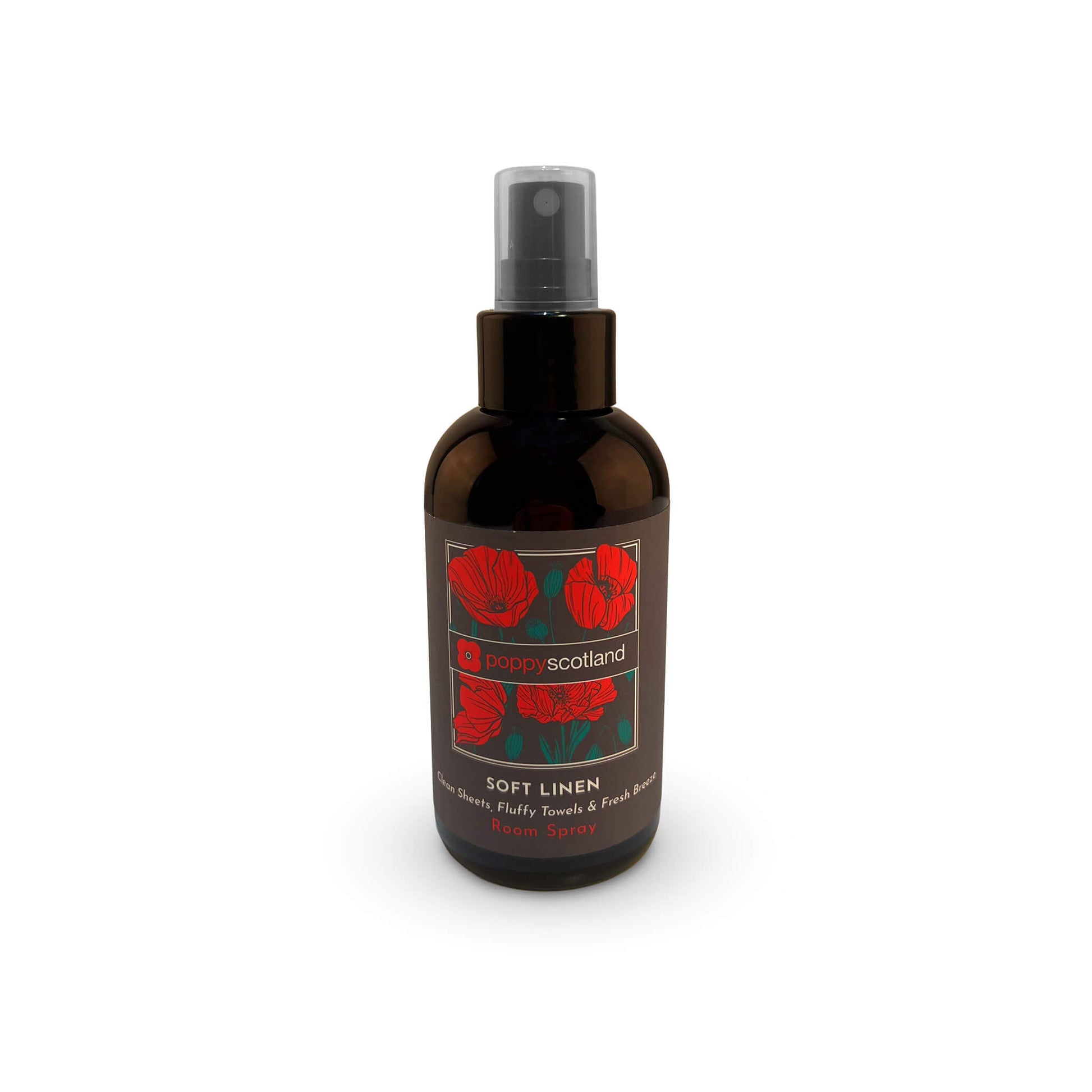 Poppy Pattern Room Spray - Soft Linen - 150ml - Poppyscotland
