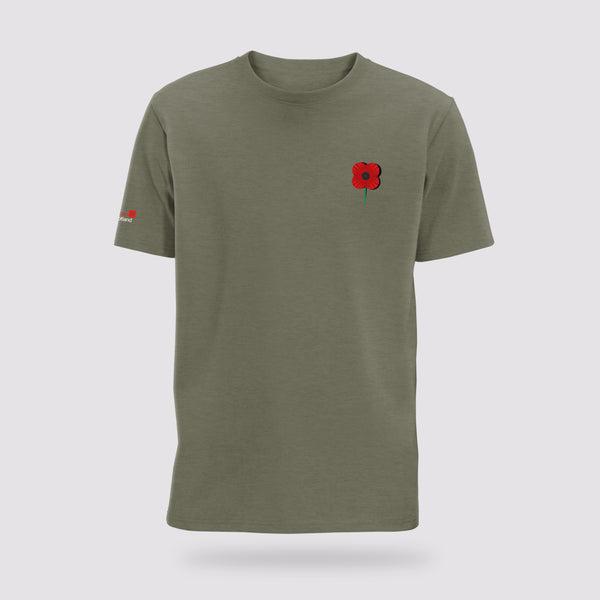 Poppy T-Shirt | Military Green | Poppyscotland