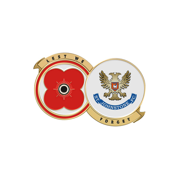 St. Johnstone F.C. Pin Badge F23M | Poppyscotland