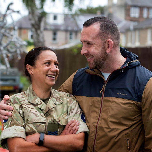 Two of the veterans helped by Poppyscotland's fundraising. Every purchase contributes to Poppyscotland work with vetrans and their families.