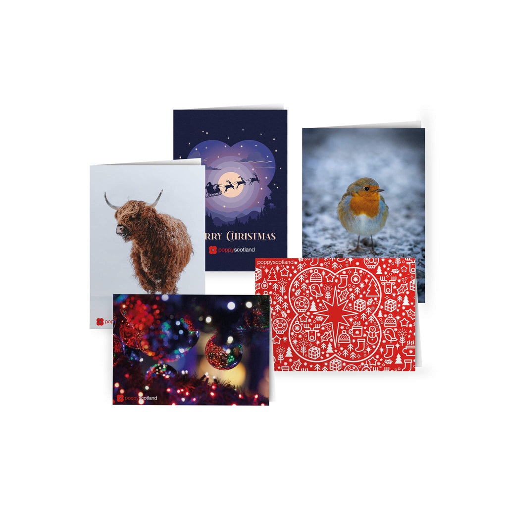 2023 Poppyscotland Charity Christmas Cards | Pack of 10