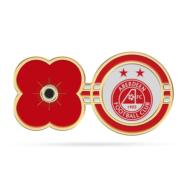Aberdeen Football Club Poppy Pin Badge - Poppysctland