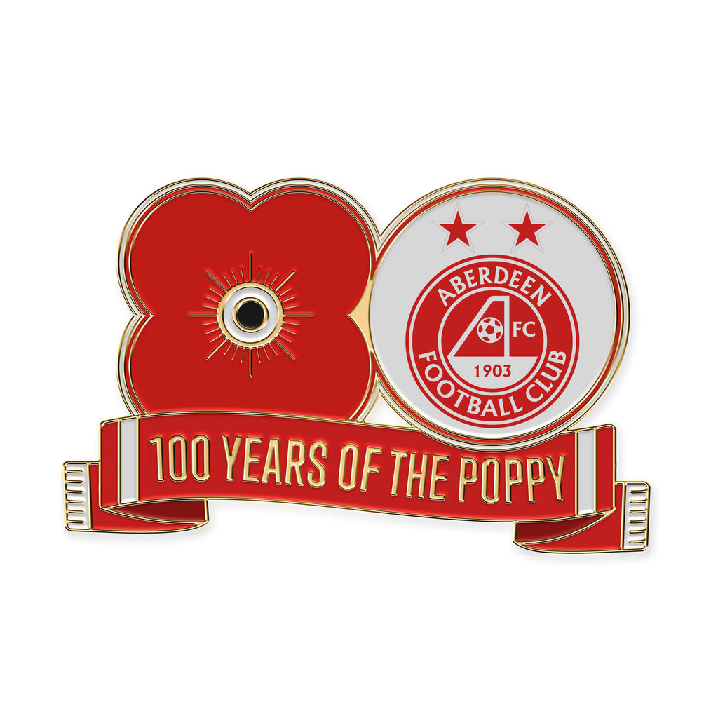 Pin Badge Aberdeen F.C. F1 Poppyscotland