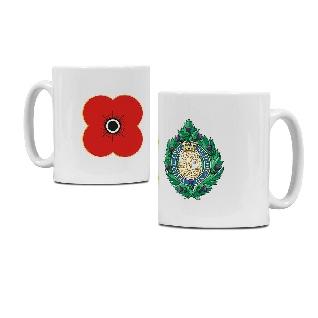Poppyscotland Argyll and Sunderland Highlanders Regimental Mug