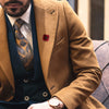 Gent's Poppy Brooch worn on jacket lapel | Poppyscotland