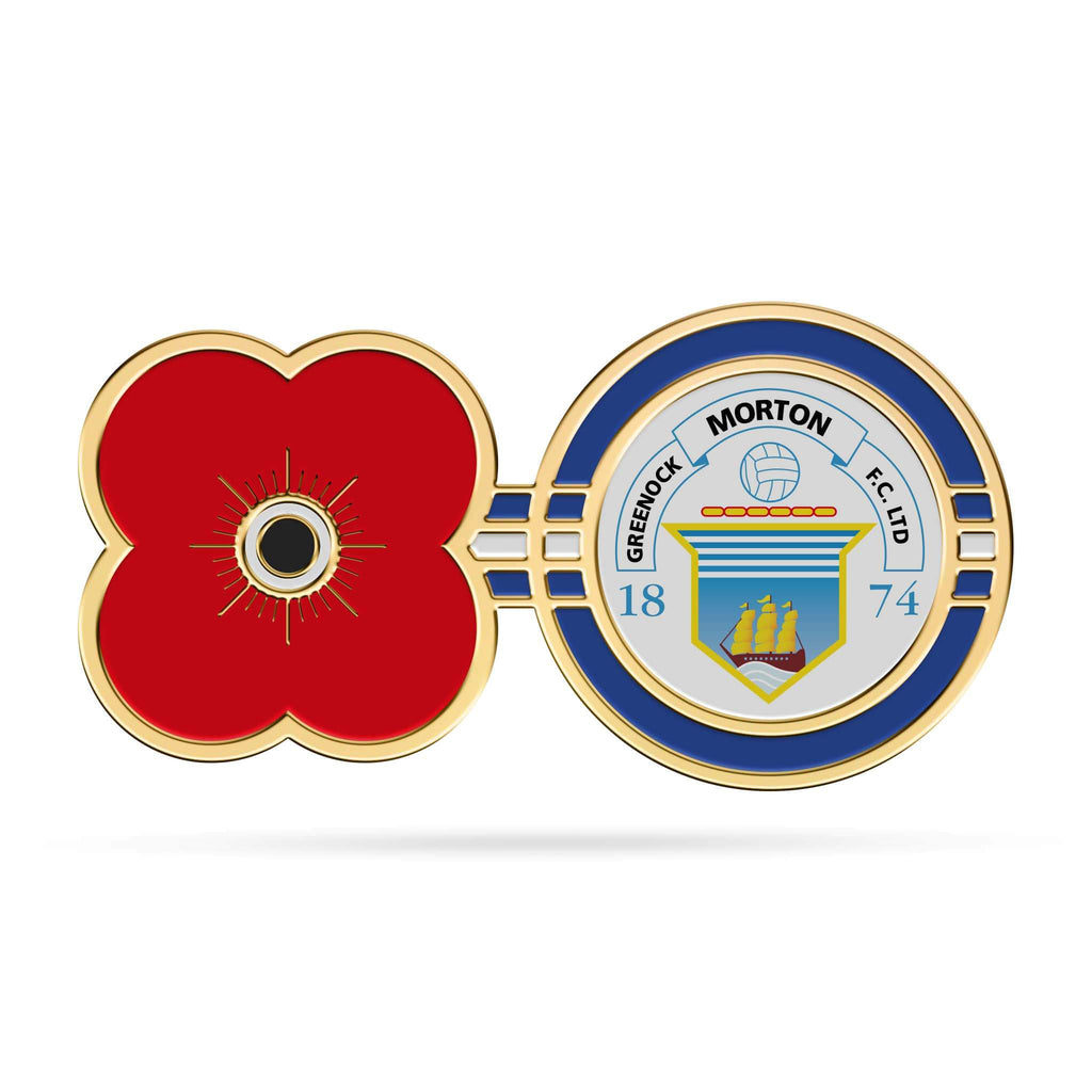 Greenock Morton FC Poppy Pin Badge - Poppyscotland