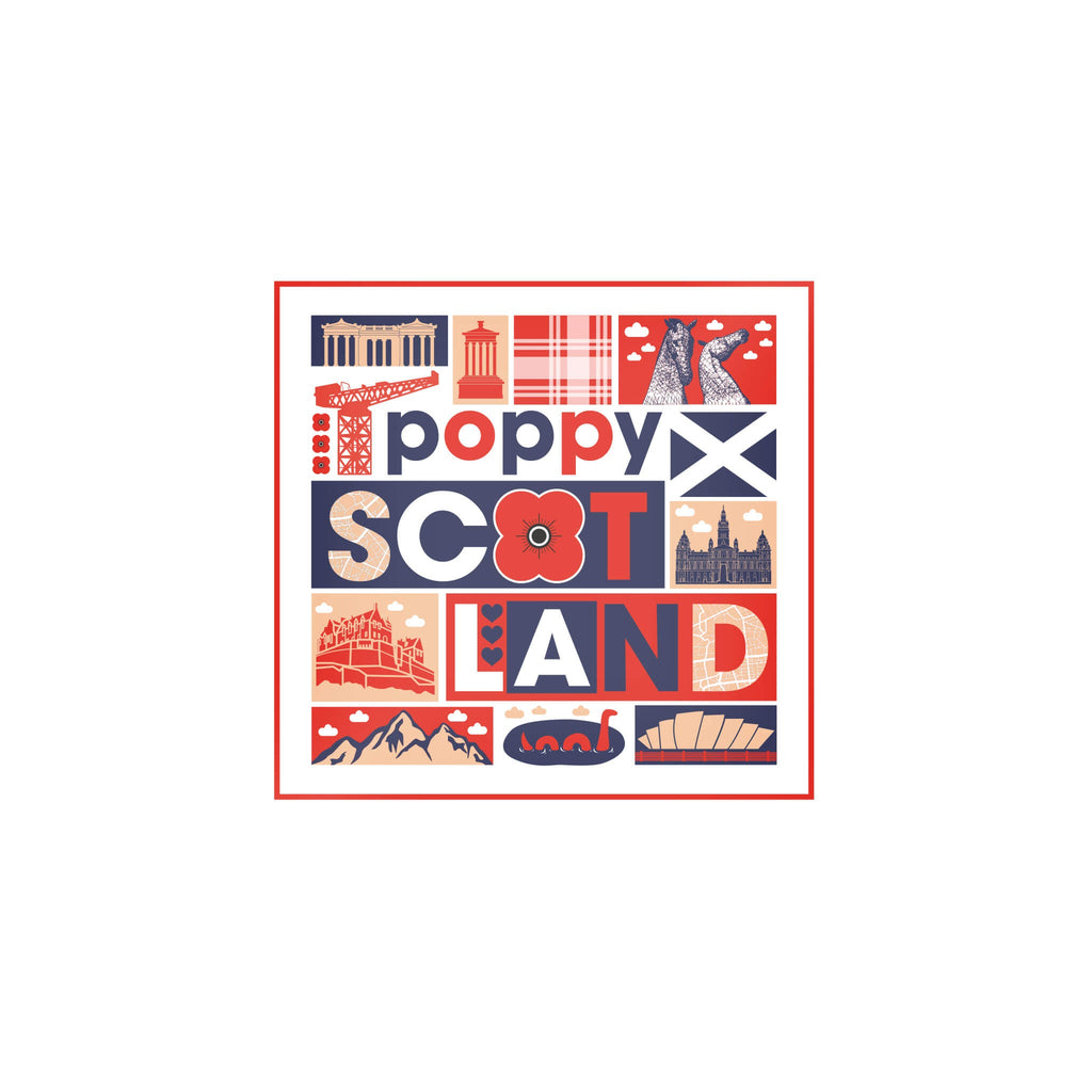 Landmarks Poppyscotland Car Sticker | Window or Bumper