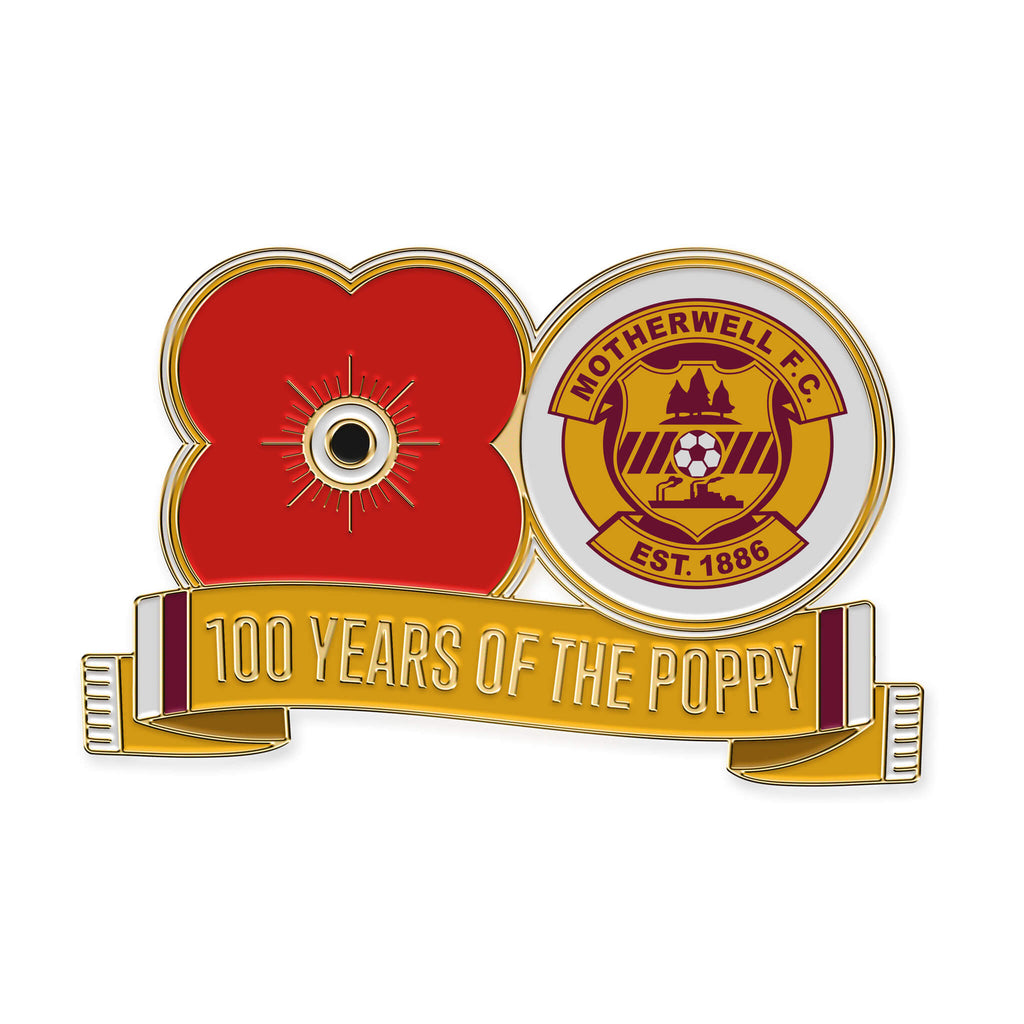 Pin Badge Motherwell F.C. F12 Poppyscotland